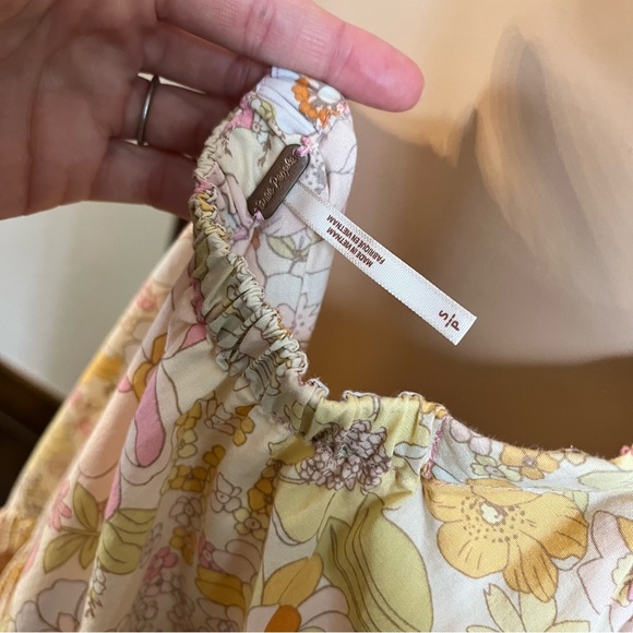 Free People Park Slope Retro Floral Maxi Dress Sz Small - Picture 12 of 12